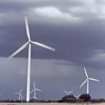 Wind energy Foto stock