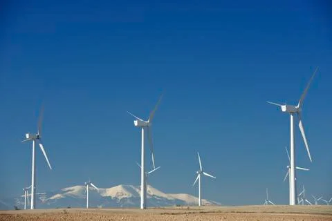 Wind energy 库存照片