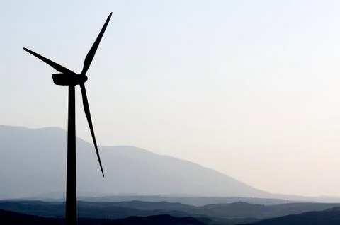 Wind energy 库存照片