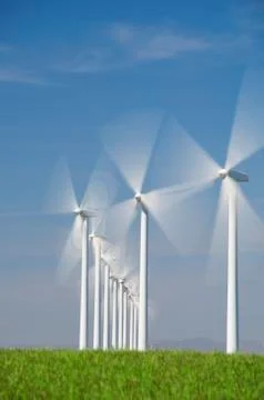 Wind energy 写真素材