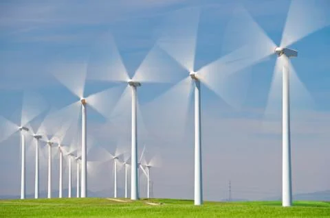 Wind energy Foto stock
