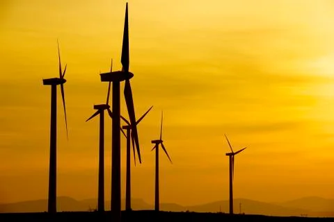 Wind energy Stock Photos