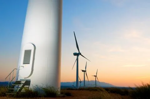 Wind energy Foto stock
