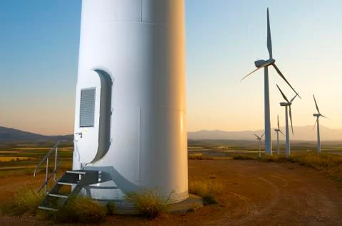 Wind energy Stock Photos