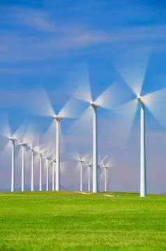 Wind energy 库存照片