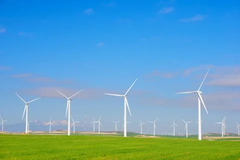 Wind energy Foto stock