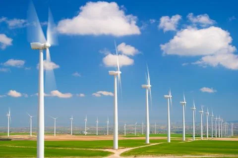 Wind energy Fotos de archivo