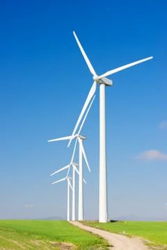 Wind energy Foto stock