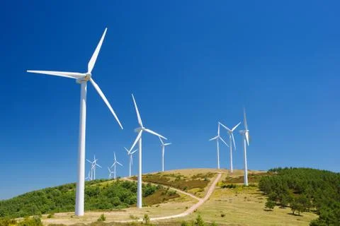 Wind energy Stockfoto's