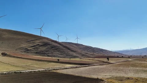 Wind Energy Turbines Stock Footage 288080327