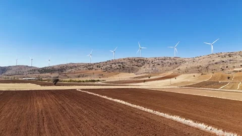 Wind Energy Turbines Stock Footage 288080369