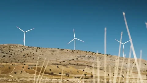 Wind Energy Turbines Stock Footage 288085988
