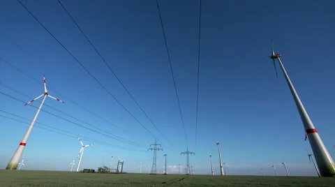 Wind Energy / Wind Power / Wind Turbine Stock Footage 64401729