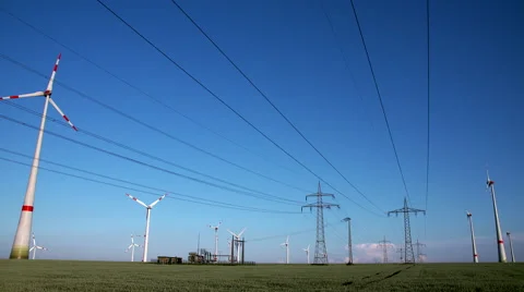 Wind Energy / Wind Power / Wind Turbine Stock Footage 64401756