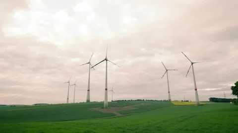 Wind Energy / Wind Power / Wind Turbine Stock-Footage 64574045