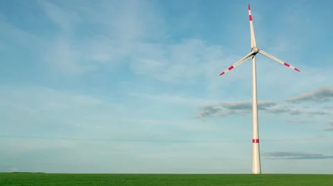 Wind Energy / Wind Power / Wind Turbine Stock Footage 64576955