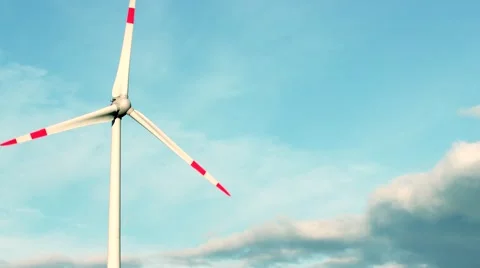 Wind Energy / Wind Power / Wind Turbine Stock Footage 64576984
