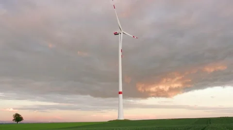 Wind Energy / Wind Power / Wind Turbine Stock-Footage 64576997