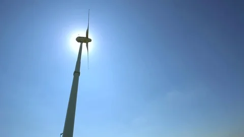 Wind energy ,,wind power , wind turbine Video stock 85241646