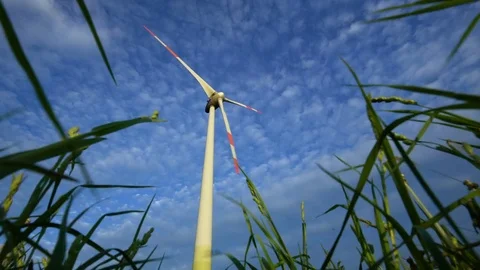 Wind energy ,,wind power , wind turbine Video stock 85245643