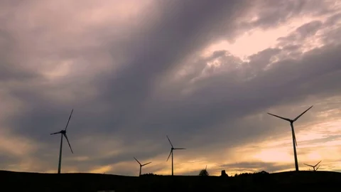 Wind energy ,wind power , wind turbine Video stock 85327451