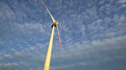 Wind energy ,wind power , wind turbine Video stock 85385520