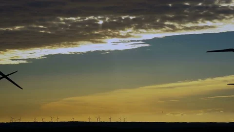 Wind energy ,wind power , wind turbine Video stock 85385546