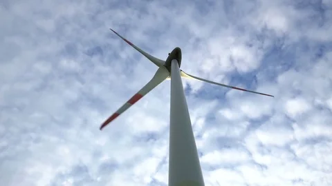Wind energy ,wind power , wind turbine Video stock 85386699