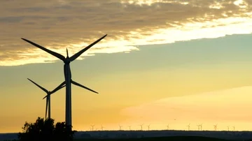 Wind energy ,wind power , wind turbine Video stock 85962899