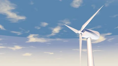 Wind energy / wind power / wind turbine Stock-Footage 98462442