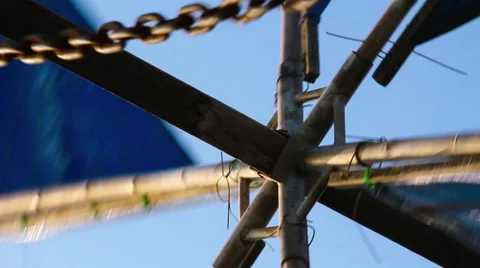 Wind energy windmill blade rotor Stock Footage 65464296