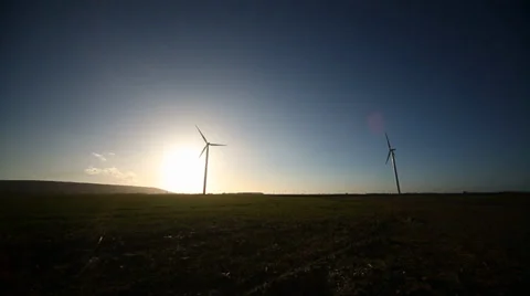 Wind Engine Stock Footage 34645236