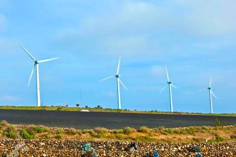 Wind engine in motion Stock Photos