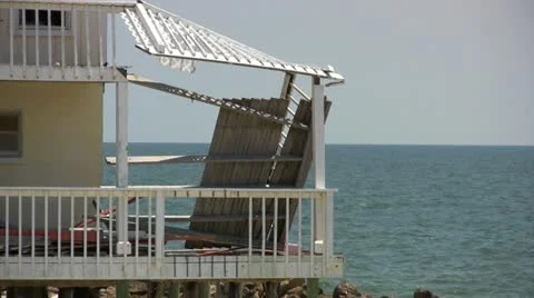 Wind Erosion Damage Video stock 11965747