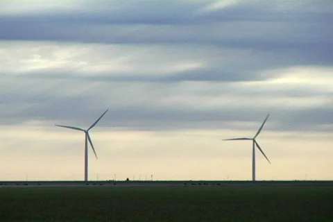 Wind farm 02 Stock Footage 496573