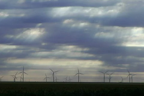 Wind farm 04 Stock Footage 496581