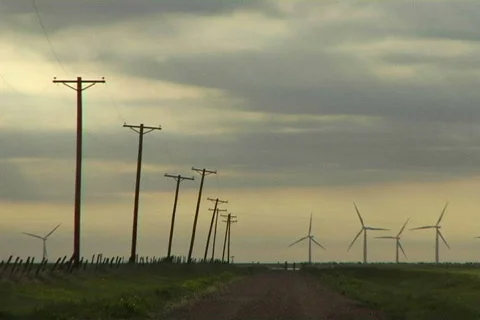 Wind farm 05 Stock Footage 496587
