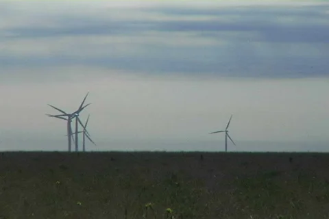 Wind farm 11 Stock Footage 496726