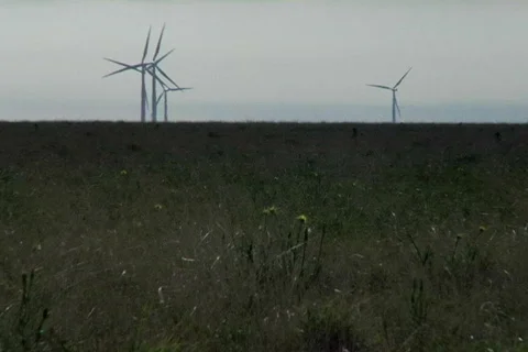 Wind farm 12 Stock Footage 496734