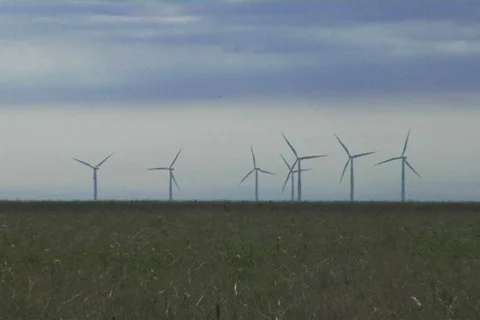 Wind farm 13 Stock Footage 496733