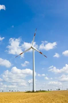 Wind farm 13 Stock Photos