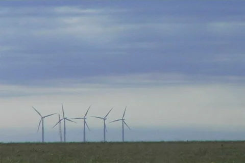 Wind farm 14 Stock Footage 496738