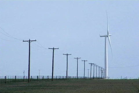 Wind farm 16 Stock Footage 496747