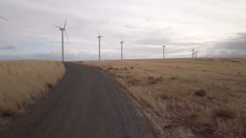 Wind Farm 40 Stock Footage 118491313