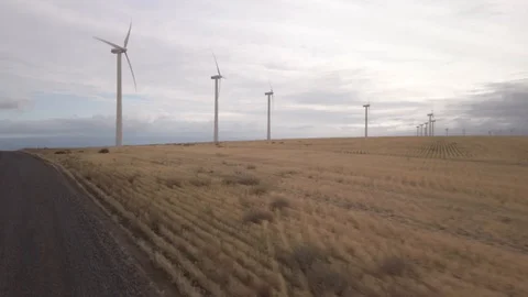 Wind Farm 41 Stock Footage 118491311
