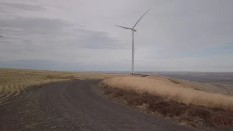 Wind Farm 43 Stock Footage 118491319