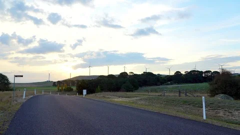Wind Farm, 5 of 5 Stock Footage 76259387