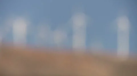 Wind Farm Background Stock Footage 1013740