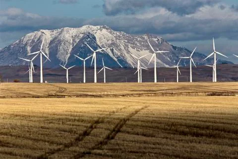 Wind Farm Canada Stock Photos