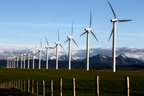 Wind Farm Canada Stock Photos